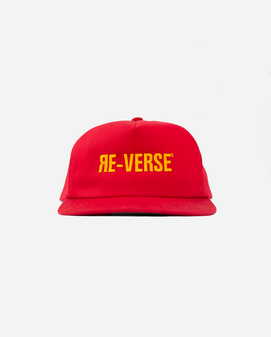ЯE-VERSE TEX SNAPBACK HAT (RED)