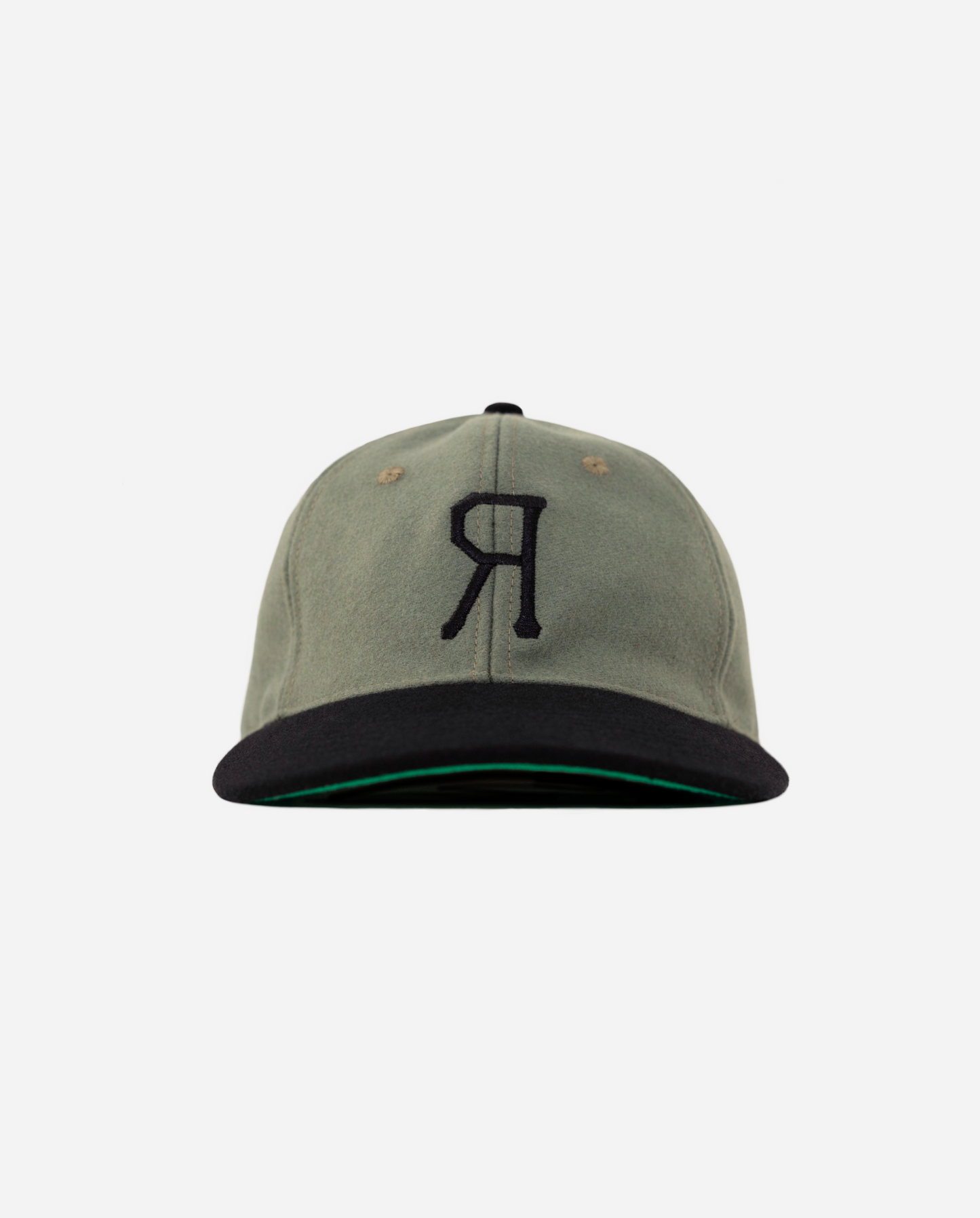 Я WOOL STRAPBACK HAT (ARMY GREEN/BLACK)