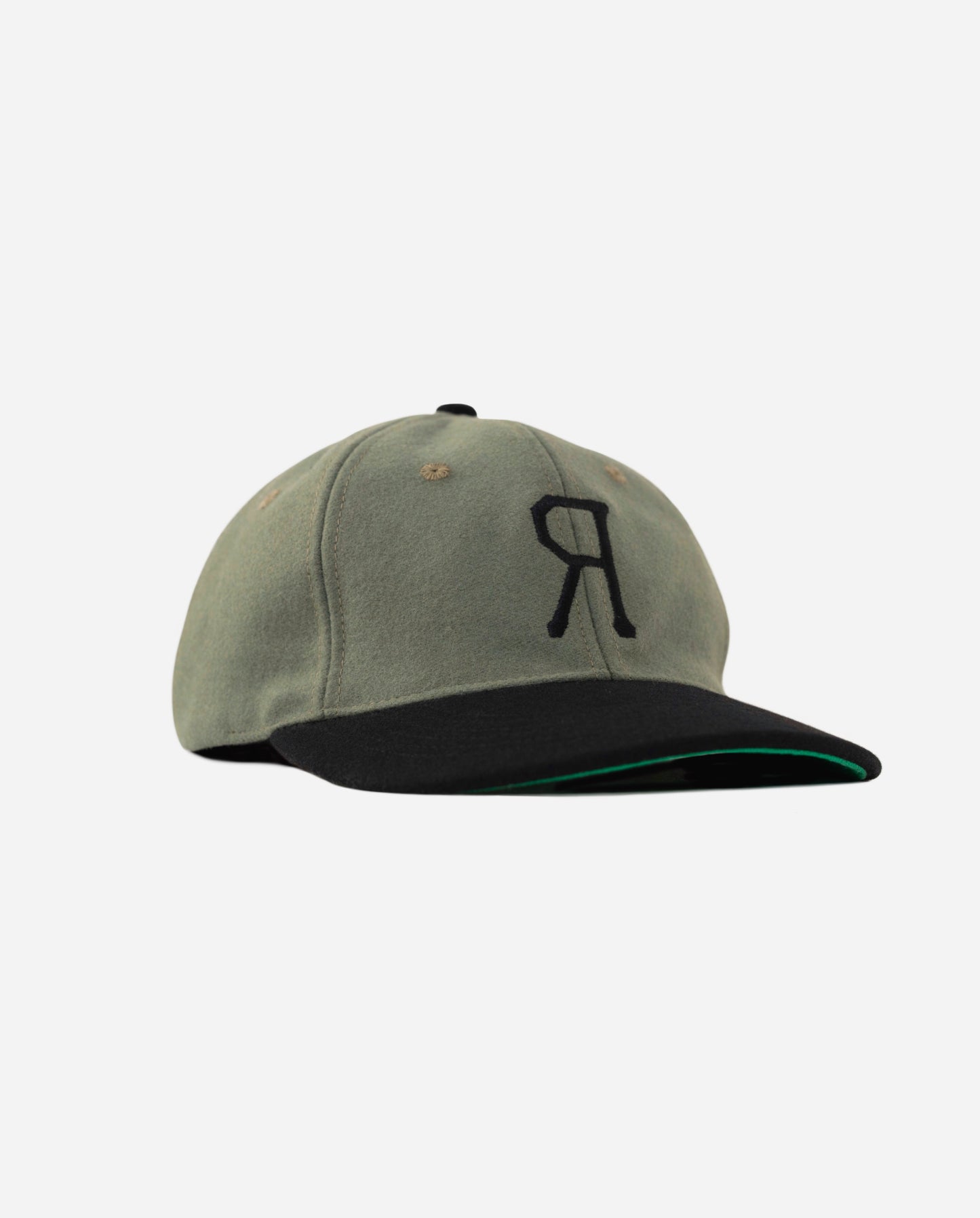 Я WOOL STRAPBACK HAT (ARMY GREEN/BLACK)